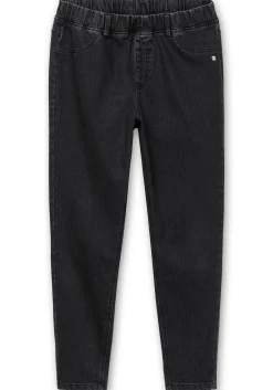 Skinny Thermojeans mit Schlupfbund, innen angeraut