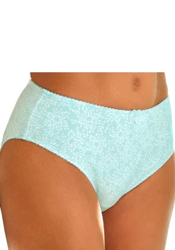 Slip in extrahohem Schnitt, aus Baumwolle