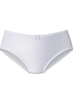 Slip in extrahohem Schnitt, aus Baumwolle