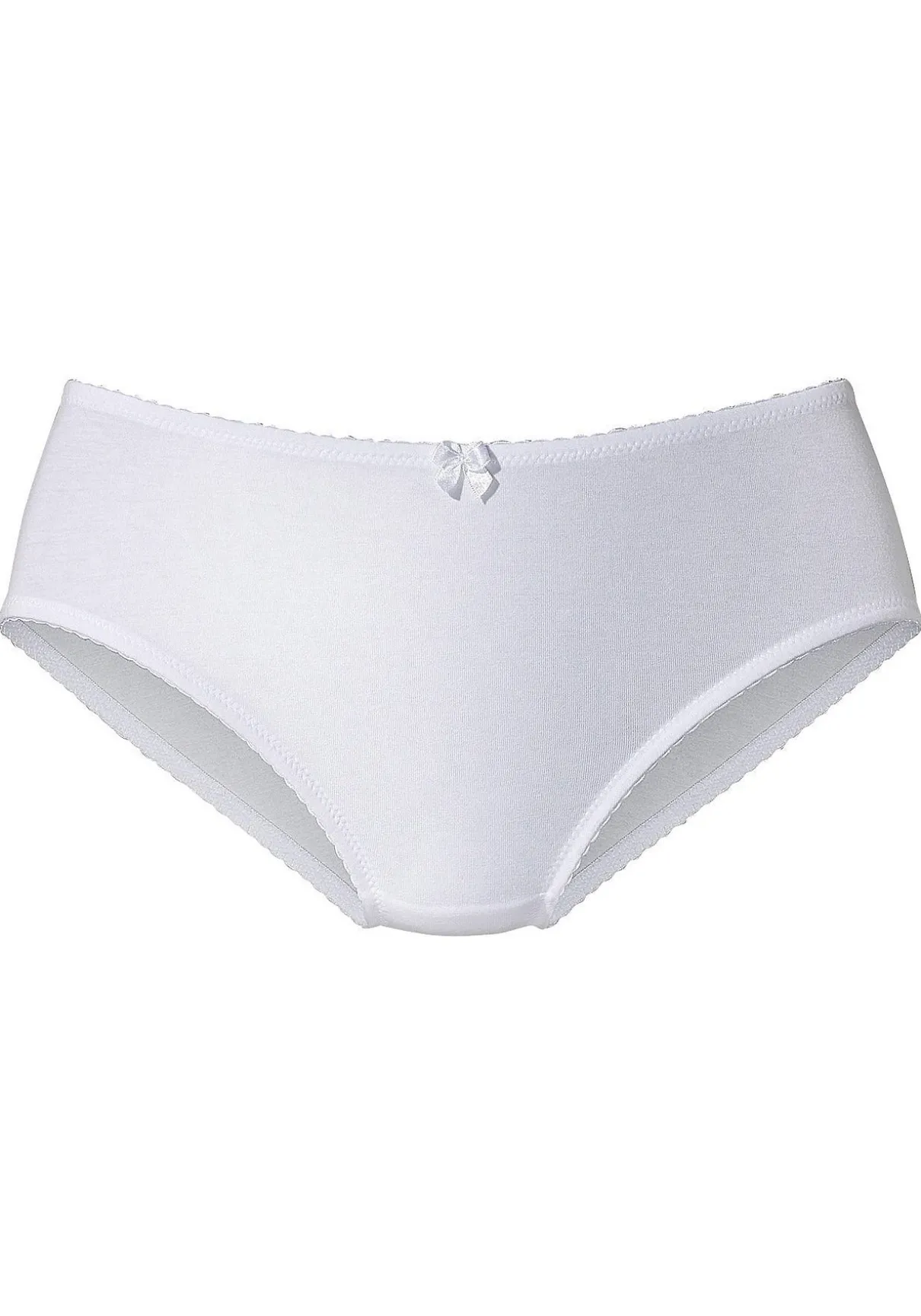 Slip in extrahohem Schnitt, aus Baumwolle