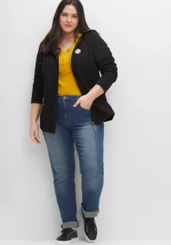 Softshell-Jacke mit Fleece-Innenseite