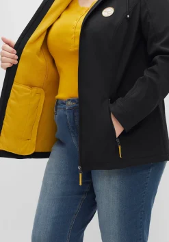 Softshell-Jacke mit Fleece-Innenseite