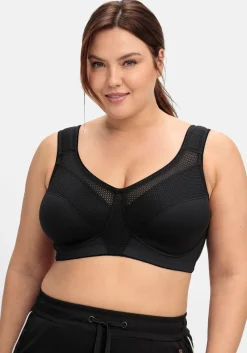 Sport-BH aus COOLMAX®, mit Netzeinsätzen