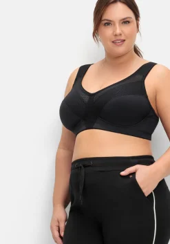 Sport-BH aus COOLMAX®, mit Netzeinsätzen