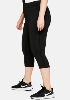 Sporthose mit Innentasche, in Caprilänge