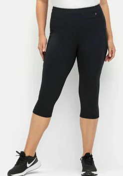 Sportleggings in Caprilänge, aus Funktionsmaterial