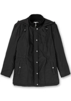 Steppjacke mit abnehmbarer Kapuze