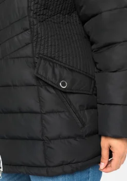 Steppjacke mit abnehmbarer Kapuze