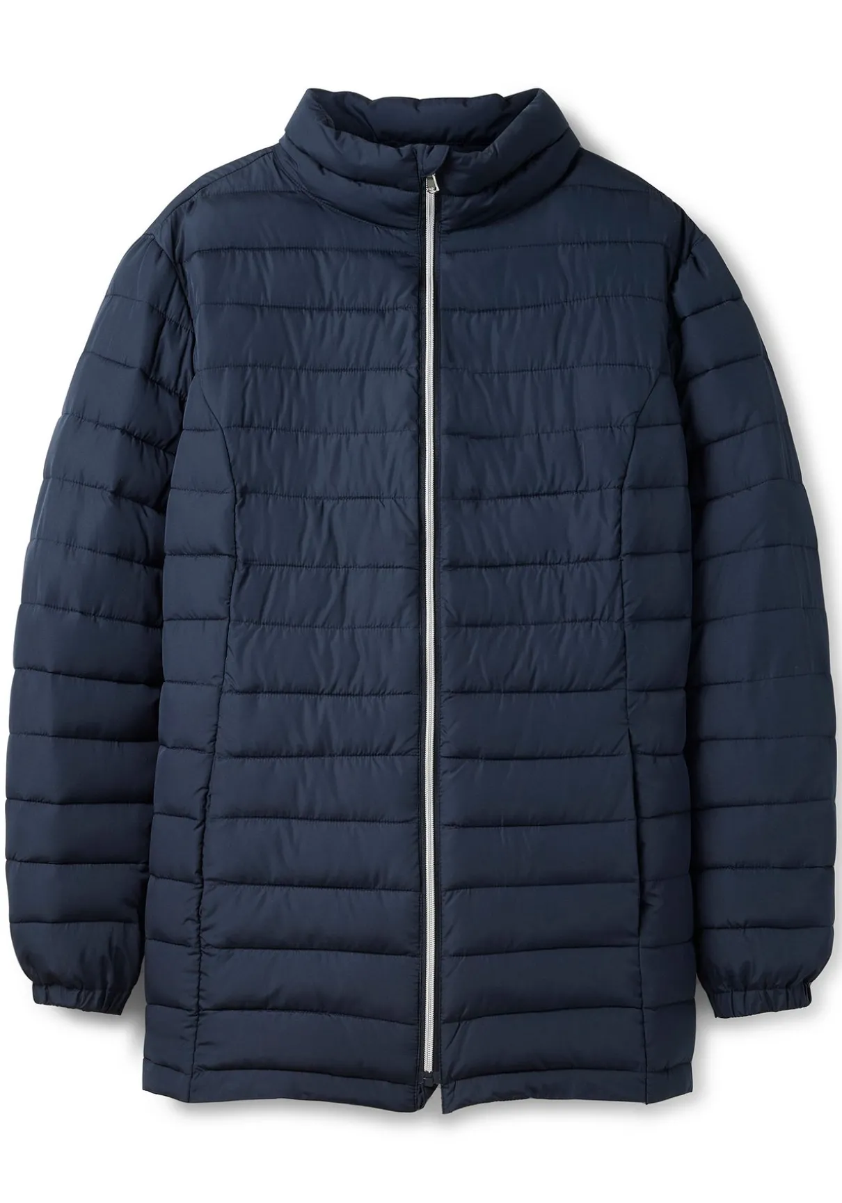 Steppjacke mit Stehkragen und Teilungsnähten