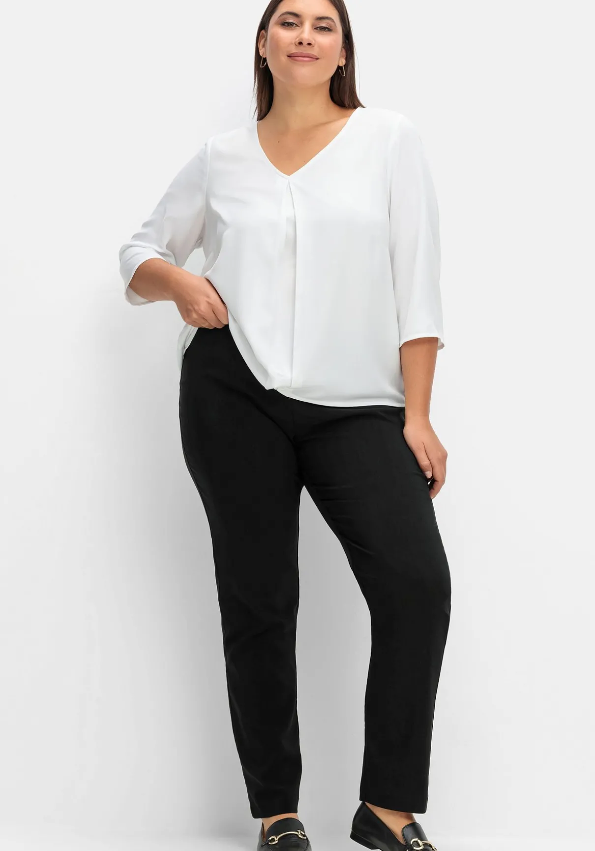 Stretchhose mit innenliegendem Gummizugbund