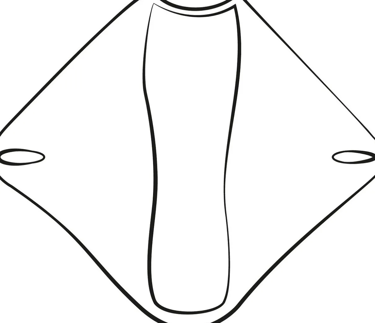 Strickcape im tonigen Schachbrettmuster