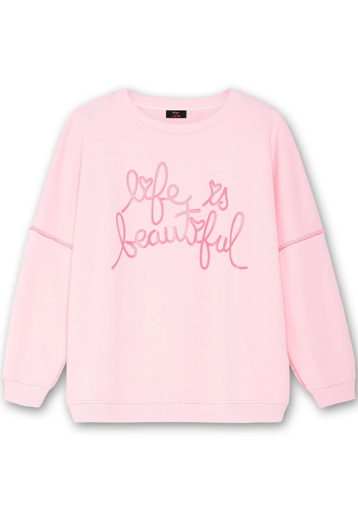 Sweatshirt mit Frontprint und Rundhalsausschnitt