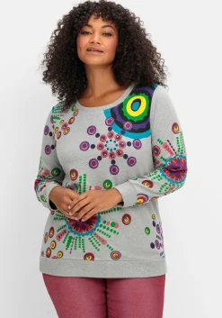 Sweatshirt mit grafischem Druck, im lockeren Schnitt