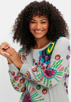 Sweatshirt mit grafischem Druck, im lockeren Schnitt