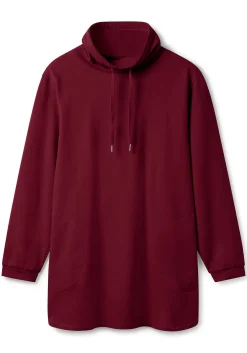 Sweatshirt mit hohem Kragen und Tunnelzug