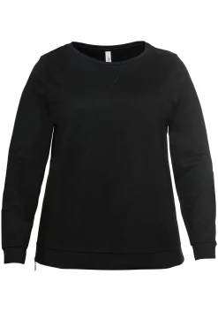 Sweatshirt mit seitlichen Reißverschlüssen
