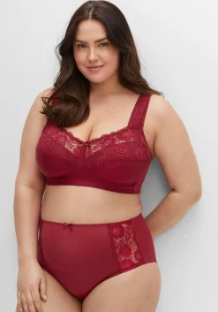 Taillenslip mit transparenter Spitze