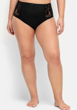 Taillenslip mit transparenter Spitze