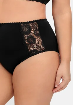 Taillenslip mit transparenter Spitze