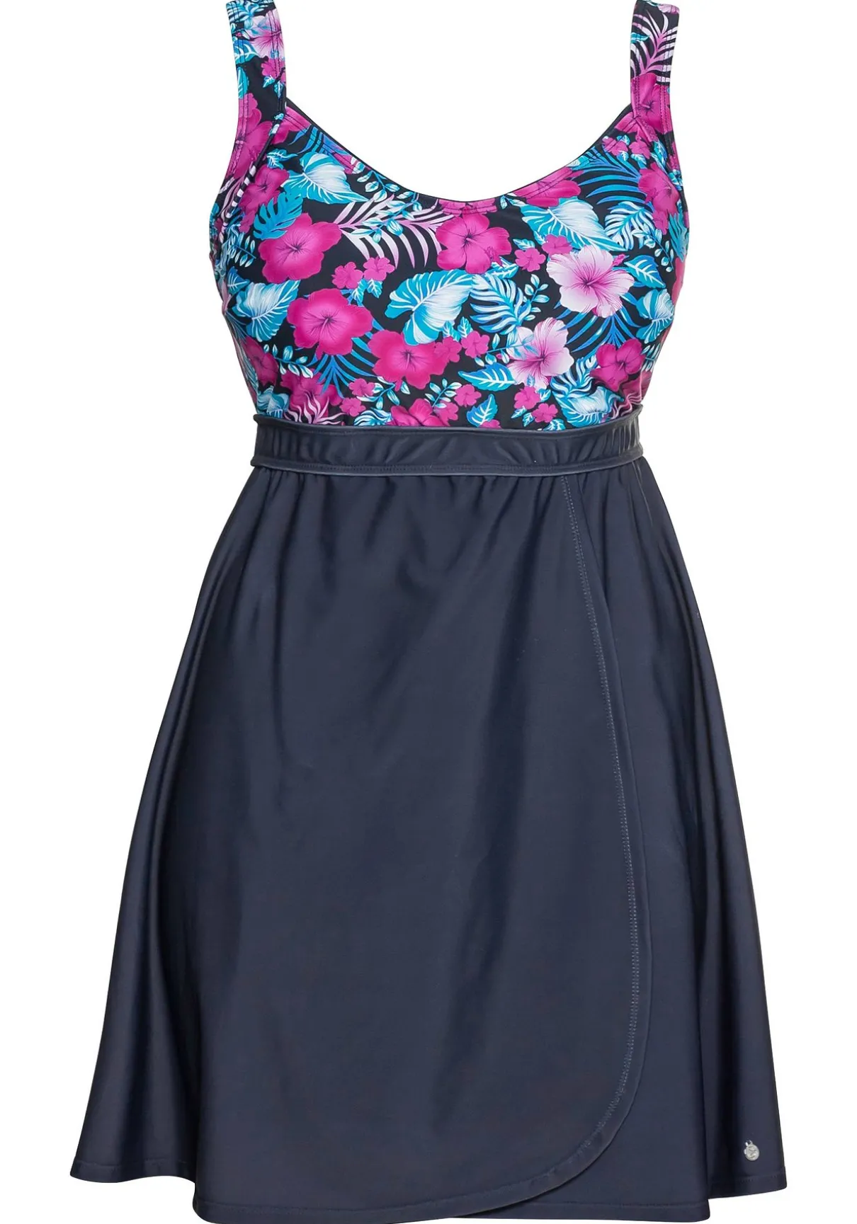 Tankini-Oberteil in ausgestellter Longform