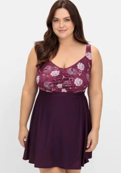 Tankini-Oberteil in ausgestellter Longform