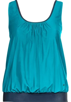 Tankini-Oberteil in Oversized-Form, elastischer Bund
