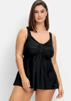 Tankini-Oberteil mit Raffung im Brustbereich