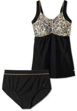 Tankini-Set mit Paisleymuster
