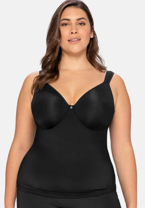 Top aus Microfaser, mit integriertem Bügel-BH