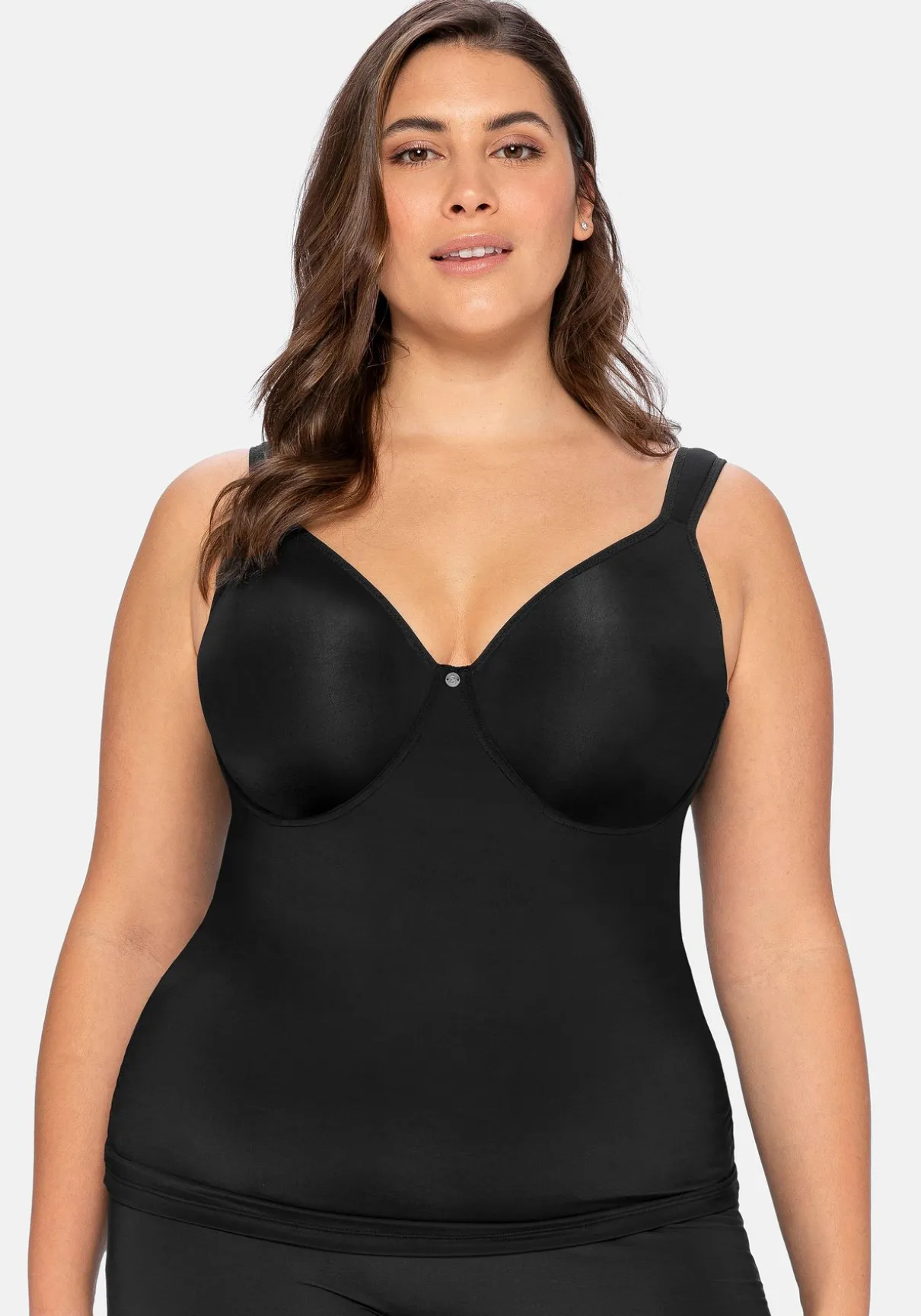 Top aus Microfaser, mit integriertem Bügel-BH