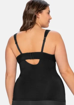 Top aus Microfaser, mit integriertem Bügel-BH