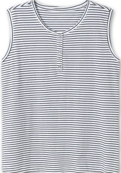 Top mit kurzer Knopfleiste