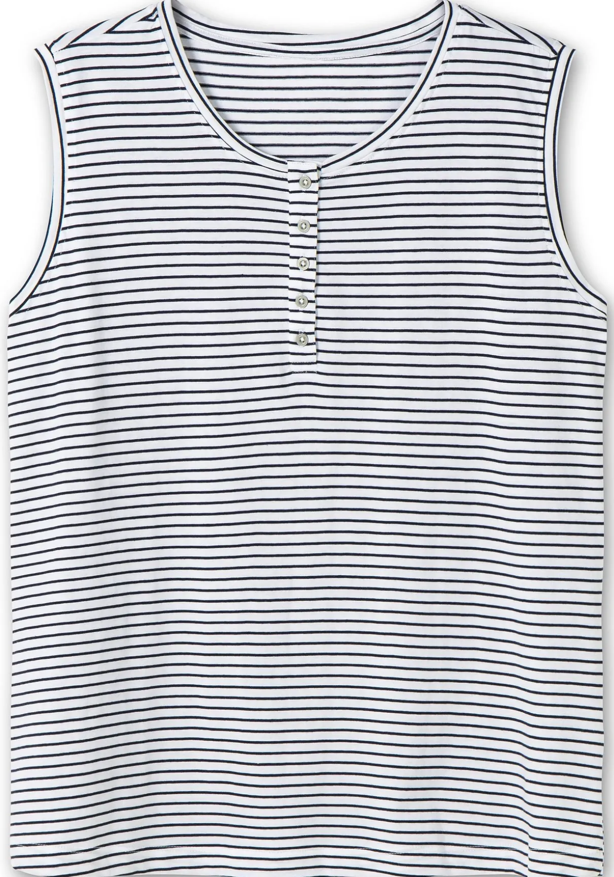 Top mit kurzer Knopfleiste