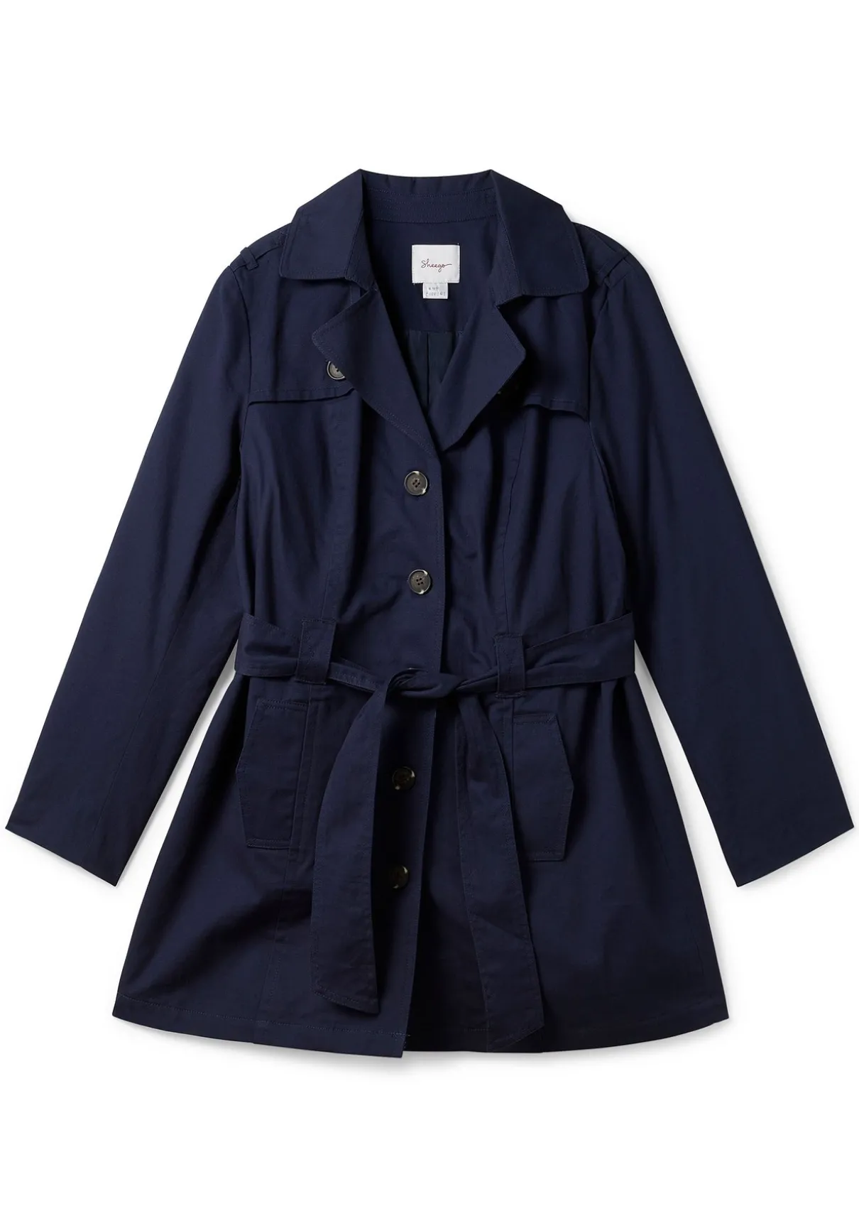 Trenchcoat in Kurzform