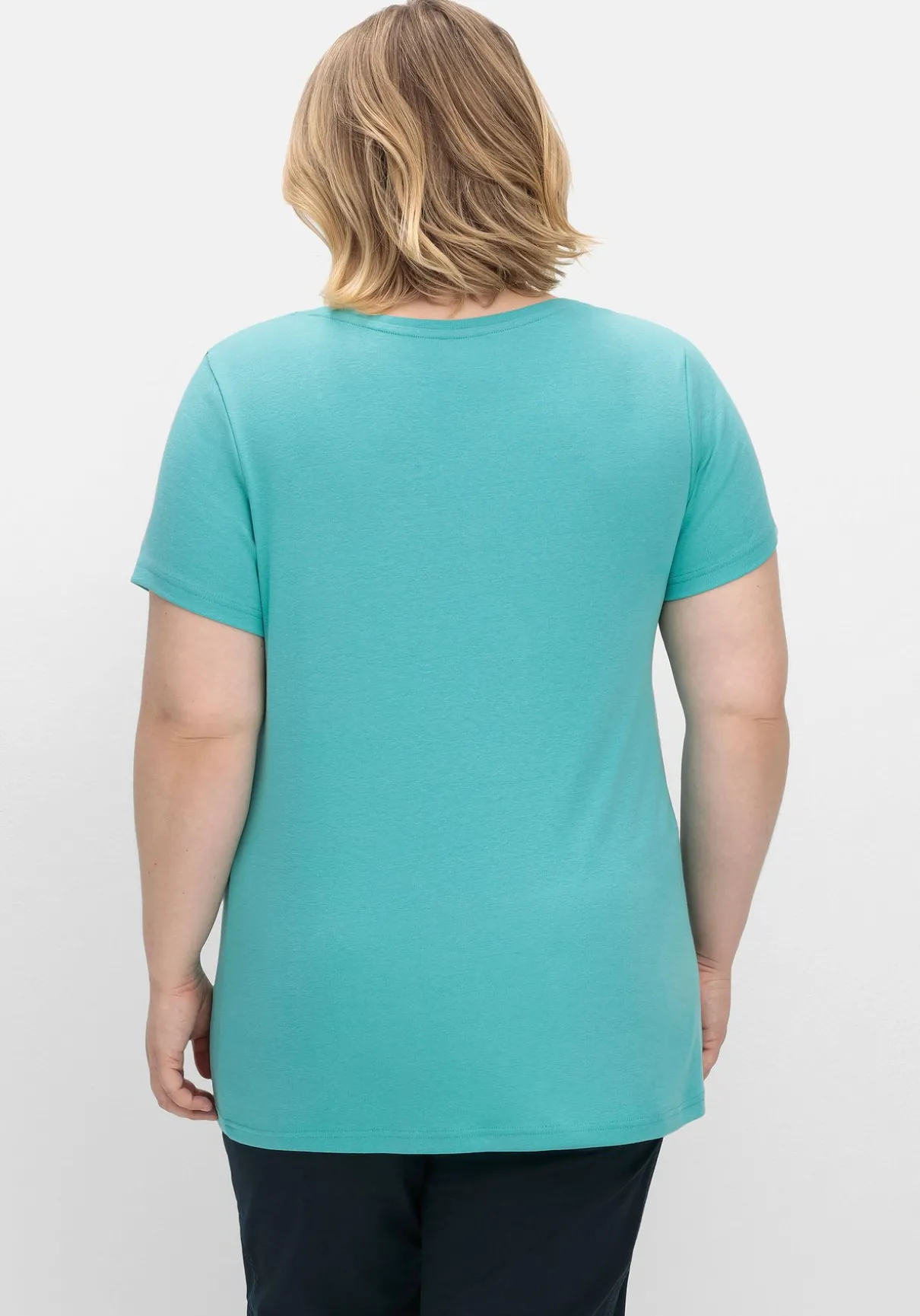 T-Shirt mit V-Ausschnitt