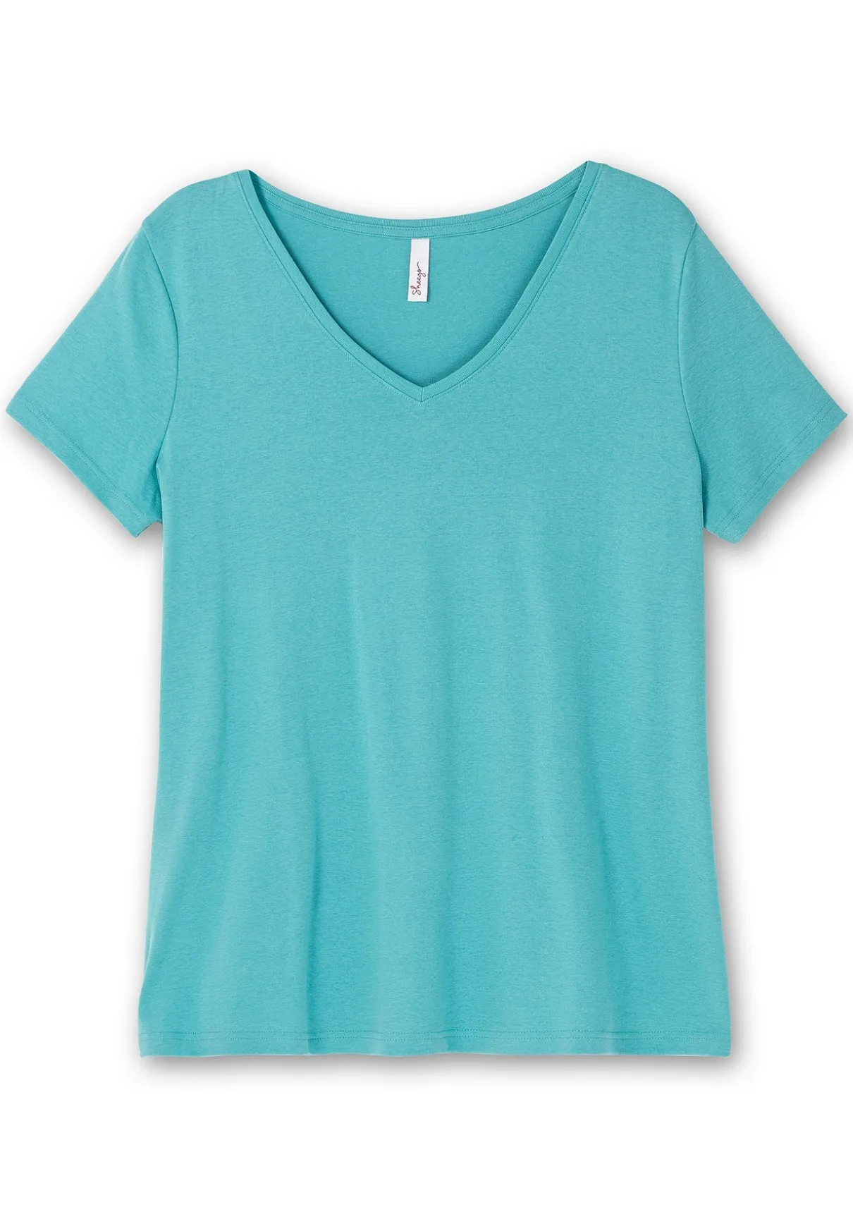 T-Shirt mit V-Ausschnitt