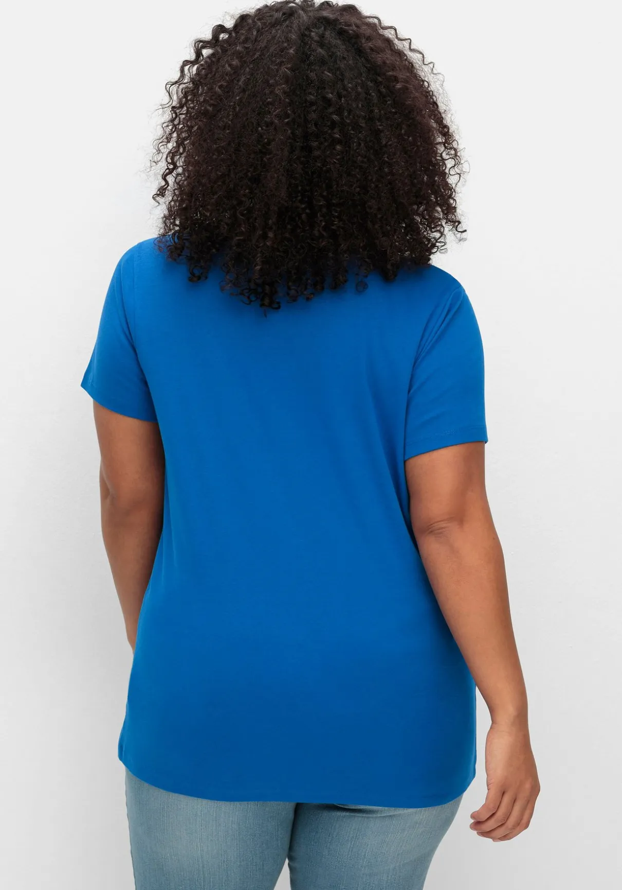 T-Shirt mit V-Ausschnitt