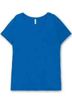 T-Shirt mit V-Ausschnitt