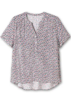 Tunika aus Viskose, mit grafischem Alloverdruck