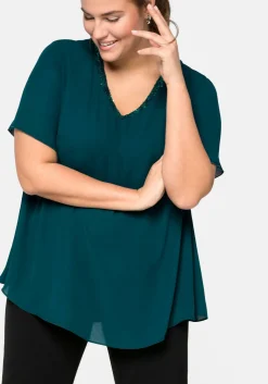 Tunika im Lagenlook mit Flügelärmeln