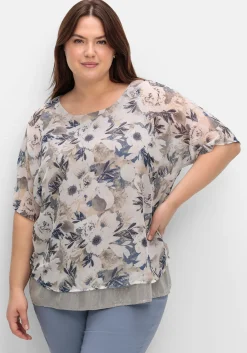 Tunika im Lagenlook, mit Paillettensaum