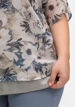 Tunika im Lagenlook, mit Paillettensaum