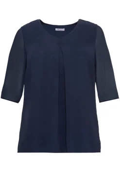 Tunika im Layerlook, mit Chiffon