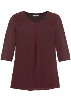 Tunika im Layerlook, mit Chiffon