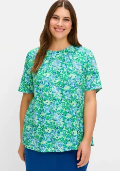 Tunika in leichter A-Linie, mit Faltendetails