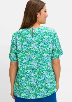 Tunika in leichter A-Linie, mit Faltendetails