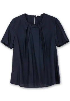 Tunika in leichter A-Linie, mit Faltendetails