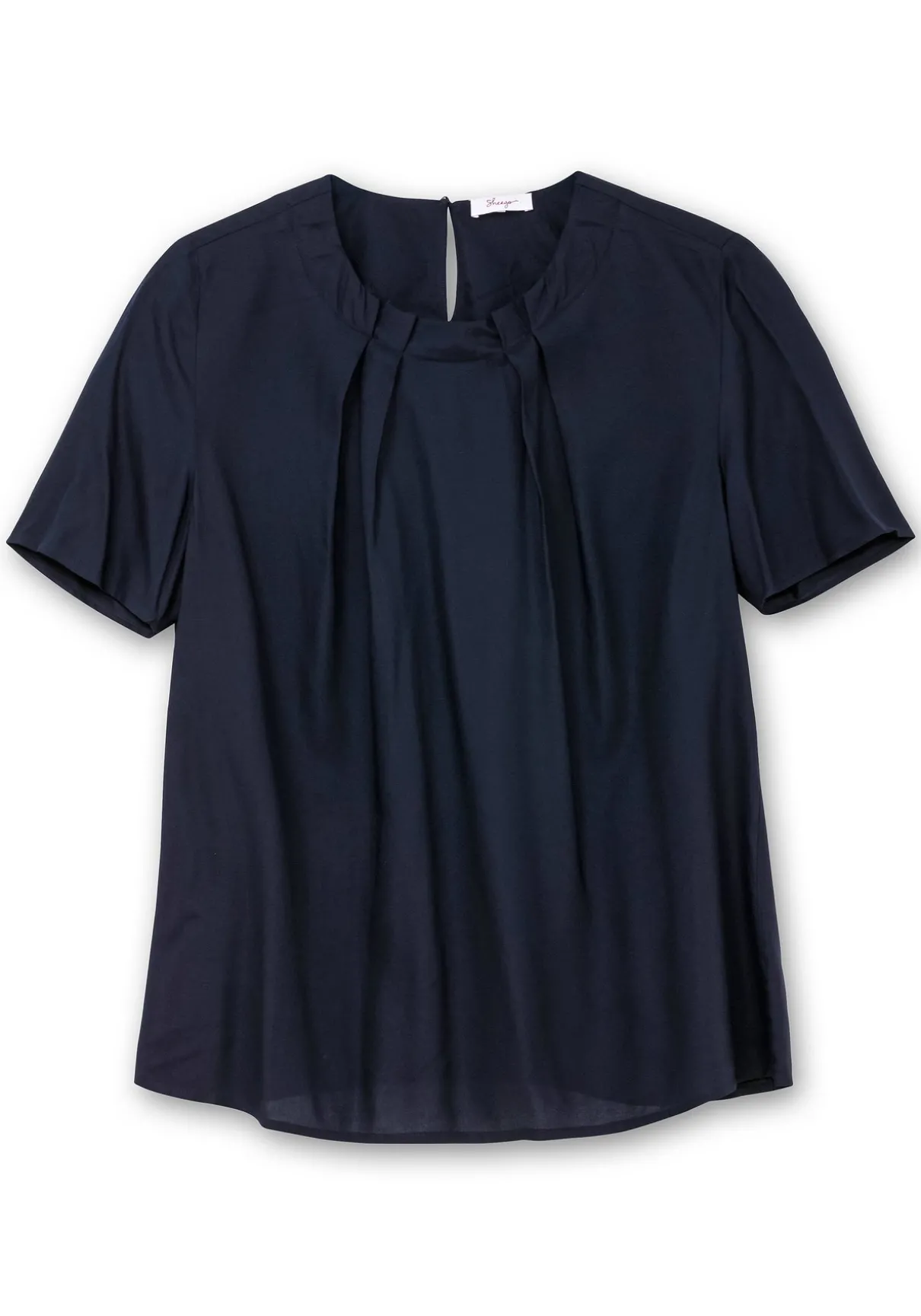 Tunika in leichter A-Linie, mit Faltendetails