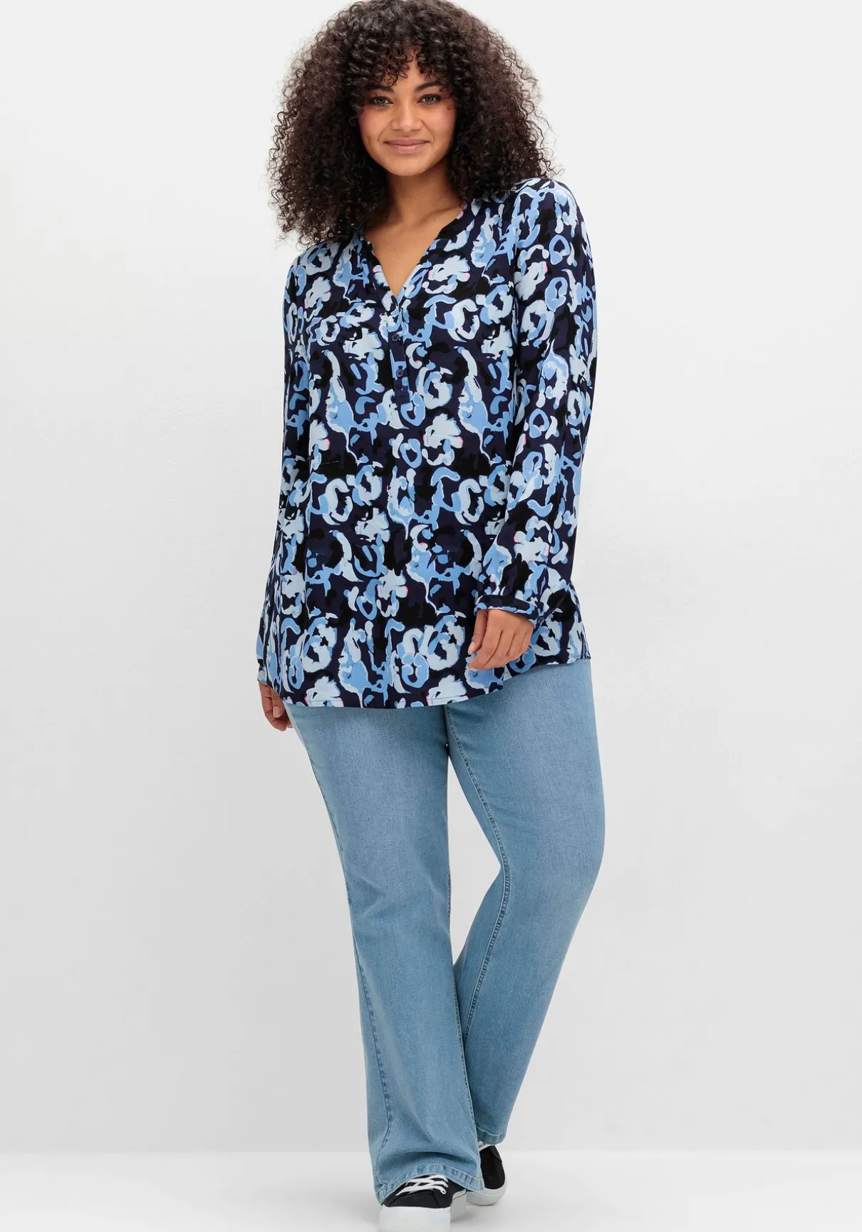 Tunika mit Alloverprint