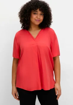 Tunika mit floralem Alloverdruck